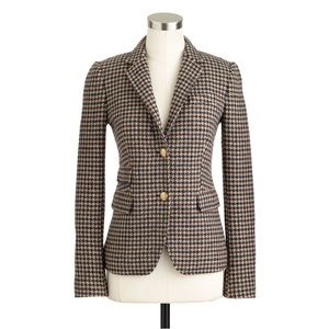 J. Crew Schoolboy Blazer Houndstooth Wool